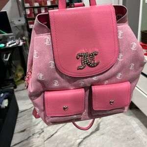 Juicy Couture Pink Logo Backpack